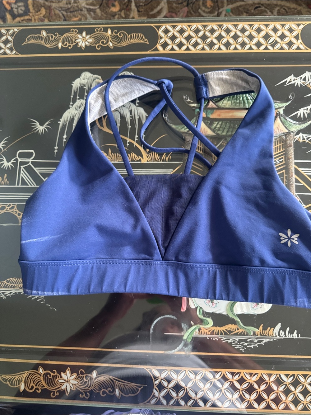 Women’s Strappy Sports Bralette - Blue